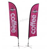 Custom Feather Flag Banners Wholesale Swooper Flags with high quality and any size