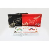 High qulity hot stamping boxes for chocolate with your logo