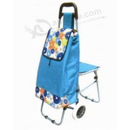 2017 Newest Design Shopping Trolley Bag with Stool 