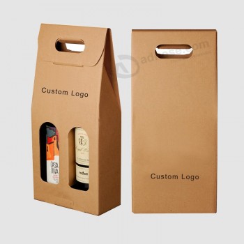 牛皮纸盒 - 定制葡萄酒包装盒印刷