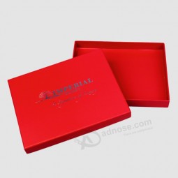 Boîte en carton personnalisée avec feuille d'arGent - service d'iMpression de haute qualité de cOMMande d'oeM Chine