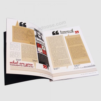 China hoGe kwaliteit professionele Goedkope brochure afdrukken
