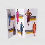 Professional printing products advertising paper tri fold leaflets with your logo