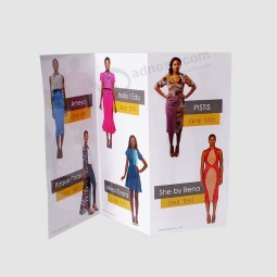Professional printing products advertising paper tri fold leaflets with your logo