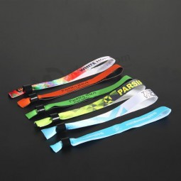Polyester custom wristband In different colours