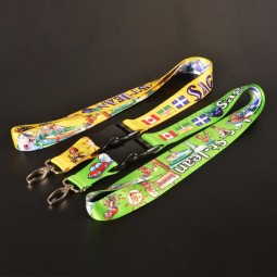 Factory design colorful lanyards with printing pattern