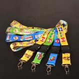 Newest design custom full color sublimated lanyards