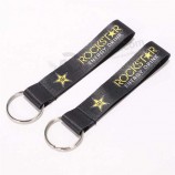 Custom Polyester Short Lanyard Keychain for Sale