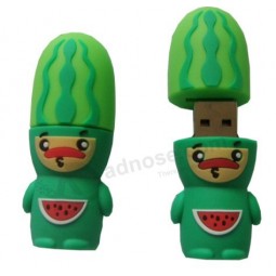 Cartoon Green watermelon USB Flash Disk For Sale