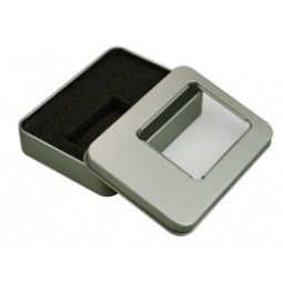 Disco USB personalizzato per finestra scatola di latta