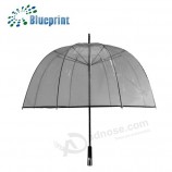 Parapluie à bulles transparent personnalisé de grande taille