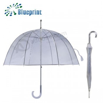Paraguas transparentes de encargo de la burbuja transparente de los totalizadores