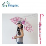 Custom design wholesale transparent umbrella