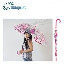 Parapluie transparent en gros de conception personnalisée