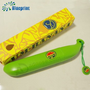 Paraguas de plástico con forma de banana personalizado