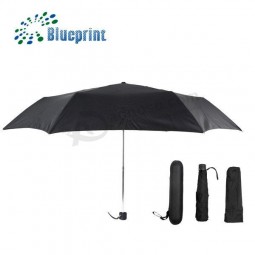 Atacado personalizado eva case campact dobrável leve guarda-chuva