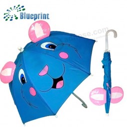 Atacado customied novidade impressão dos desenhos animados animais guarda-chuva bonito dos miúdos