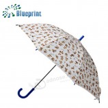 Wholesale custom clear Teddy bear children umbrella