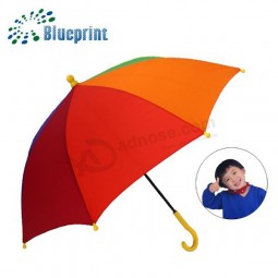 Aangepaste regenboog kinderen kinderen kleurrijke parasols
