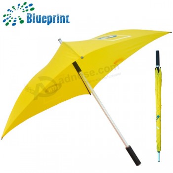 30дюймов big size durable logo print square umbrella golf