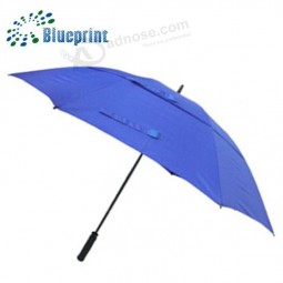 Double layers promotional golf umbrella wholesale
