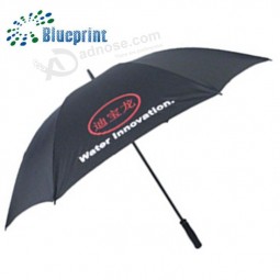 Benutzerdefinierte manuelle billige Golf Werbe-Regenschirm Großhandel
