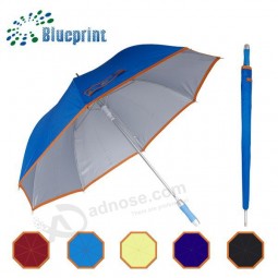 Kundenspezifischer leichter Lagerstock kundenspezifischer Rand-UVregenschirm