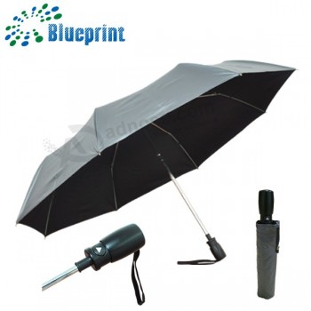 Parapluie compact ouvert ouvert automatique manuel pour la coutume