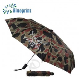 Ontwerper op maat compacte regen opvouwbare paraplu