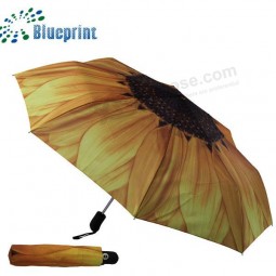Atacado personalizado girassol senhora sol sombra guarda-chuva de girassol