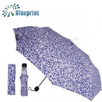 Custom ligtweight lady folding umbrella wholesale 