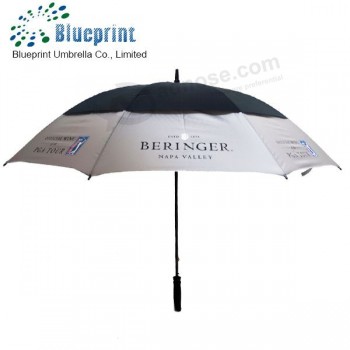 Double layer golf umbrella windproof