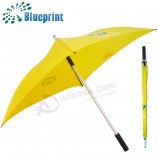 30дюймов big size durable logo print square umbrella golf