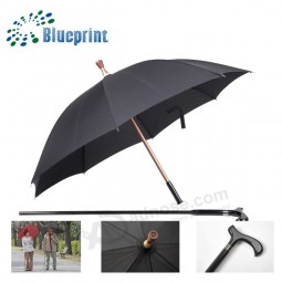 Walking stick elder crutch umbrella wholesale 