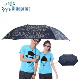 Parapluie de couple vintage personnalisé de haute qualité