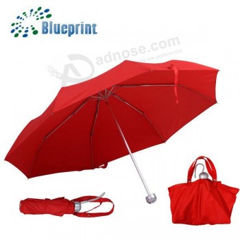 Paraguas plegable único del bolso de la manera de la señora del custimoized