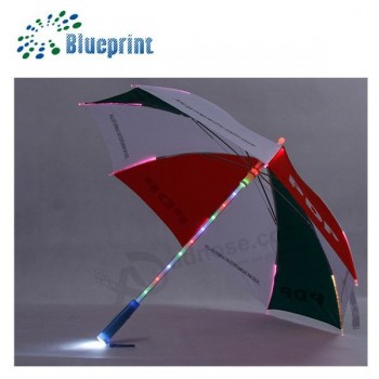 Diseño personalizado led paraguas de regalo uk barato personalizado