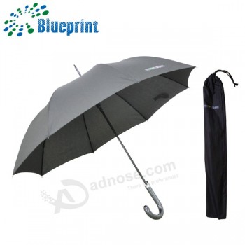 PU leather handle metal stick advertising umbrella 