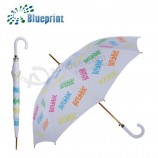 Arbre coloré personnalisé filles légères bâton parapluie