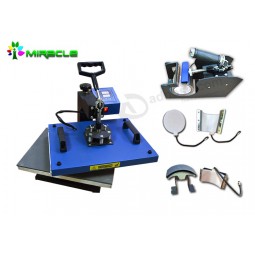 4 in 1 combo heat press machine for t-shirt mug plate sublimation