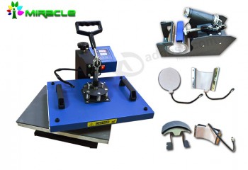 4 in 1 combo heat press machine for t-Camisa sublimação da placa da caneca