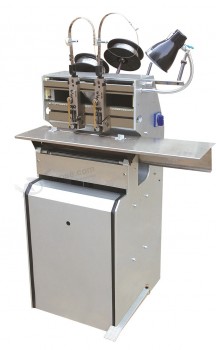 Máquina de cosido de alambre y máquina de cosido manual