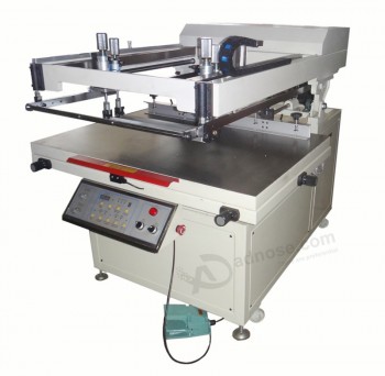 Máquina de impresión de pantalla semiautomática de concha de almeja plana