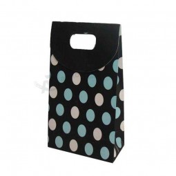 Factory direct wholesale high-end Paper Shopping Bag With Die Cut Handle for sale