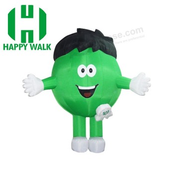 Wholesale cheap  Movable Advertising Inflatable Cartoon Character with your logo
