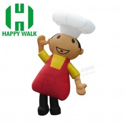 Cook Movable Advertising Inflatable Cartoon Character with your logo