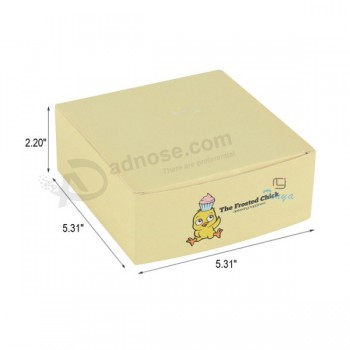 Diseño de embalaje de caja de pastel-Embalaje plano personalizado