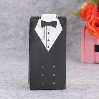 Caja de dulces de boda-Logotipo impreso personalizado al por mayor