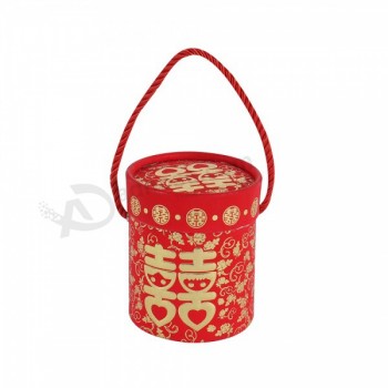 Caixa de casamento chinês personalizado-Felicidade decorativa