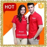 Customized couple shirt work wear for  sale